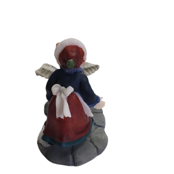 Santa's Workshop 2002 Girl and Duck  Resin Accessory VTG Christmas Village - Picture 8 of 10